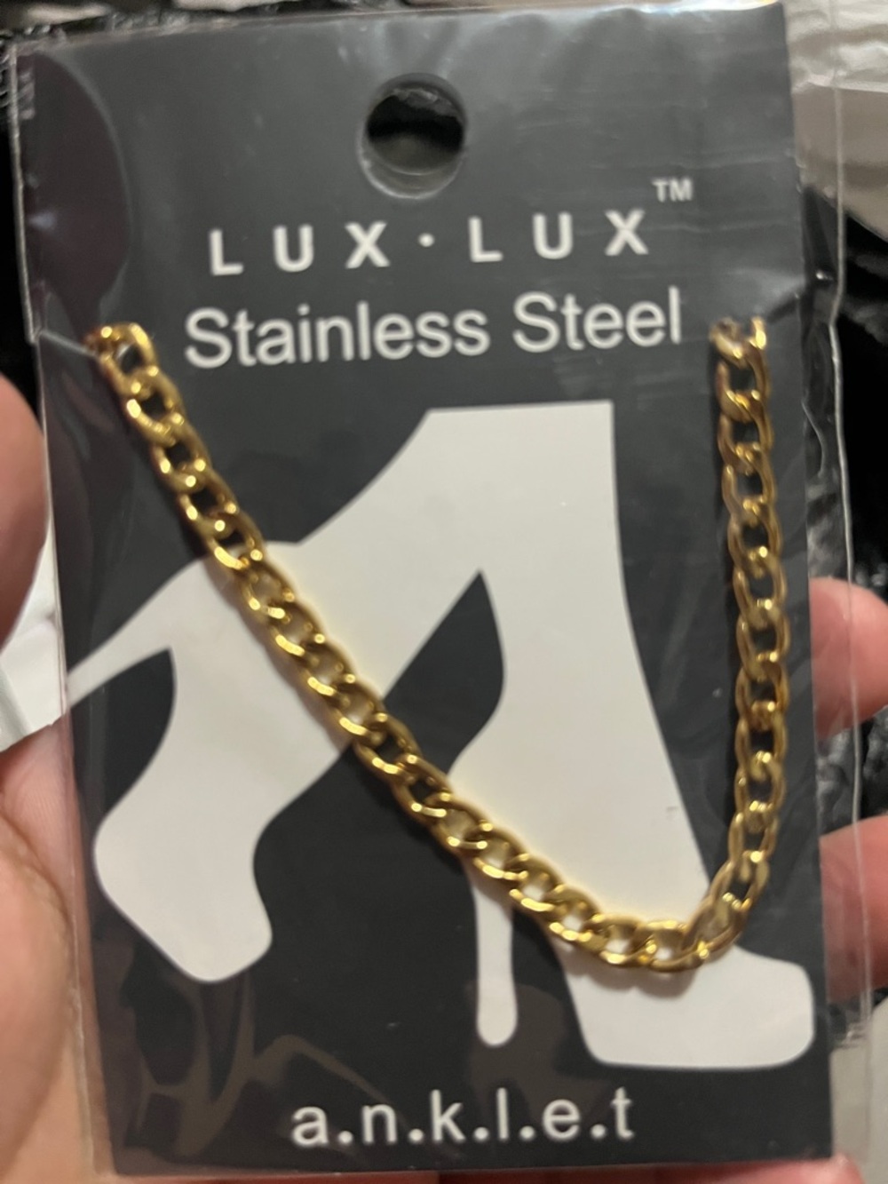 Gold Stainless Steel Anklet